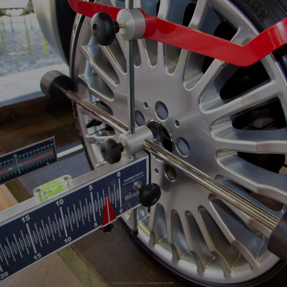 Laser-Achsvermessung