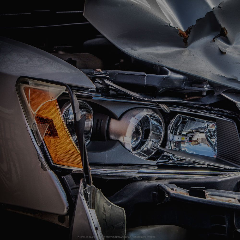 Unfall + Glasschaden